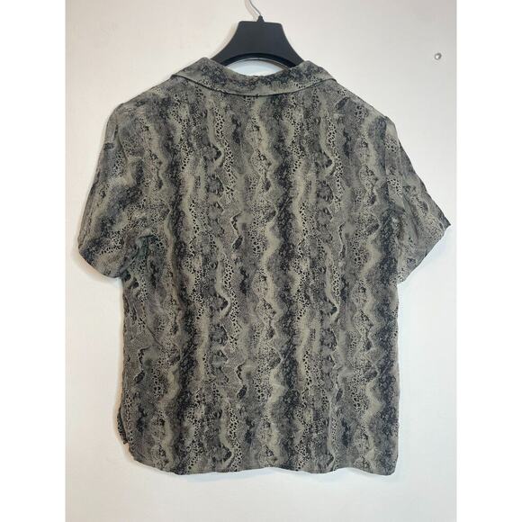 Style & Co. Collection Womens Shirt Multicolor Size 14 Button Up Collared Silk - Picture 2 of 6